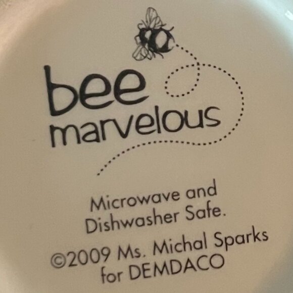 Bee Marvelous  🐝 Be Happy ~ Laugh a Little!  Mug ~ Michal Sparks ~ DEMDACO - Picture 12 of 12